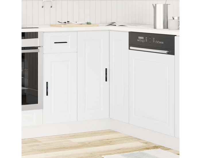 Sonata H Кухненски ъглов шкаф Porto, бял, инженерно дърво