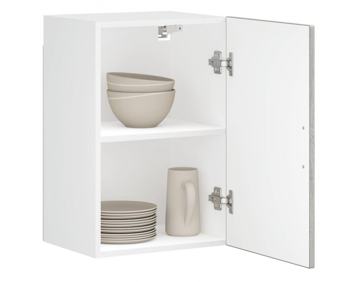 Sonata H Кухненски стенен шкаф Porto, сив сонома, инженерно дърво