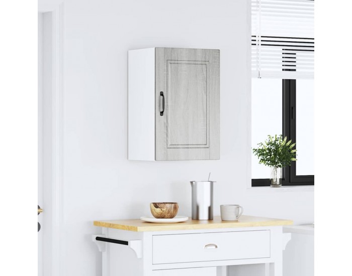 Sonata H Кухненски стенен шкаф Porto, сив сонома, инженерно дърво