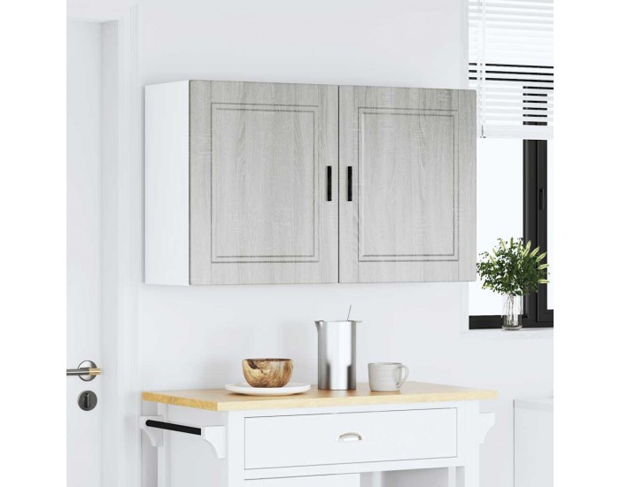 Sonata H Кухненски стенни шкафове 2 бр Porto сив сонома инженерно дърво