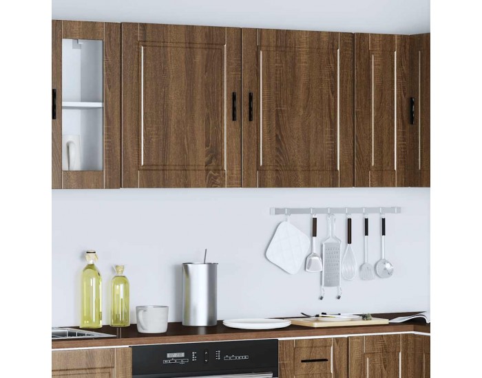 Sonata H Кухненски стенни шкафове 2 бр Porto кафяв дъб инженерно дърво