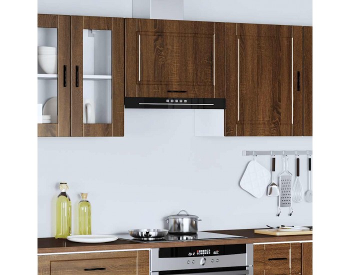 Sonata H Кухненски стенен шкаф Porto, кафяв дъб, инженерно дърво