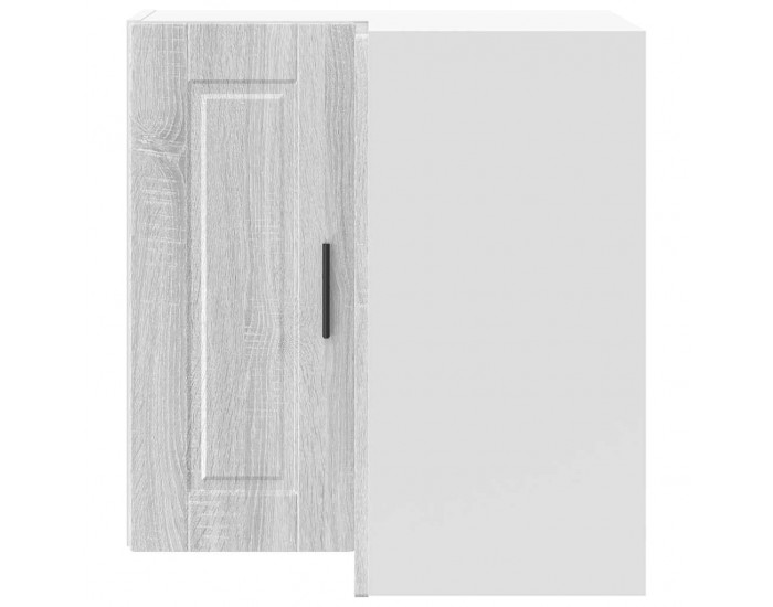 Sonata H Кухненски стенен ъглов шкаф Porto, сив сонома, инженерно дърво