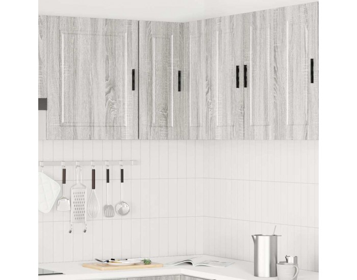 Sonata H Кухненски стенен ъглов шкаф Porto, сив сонома, инженерно дърво