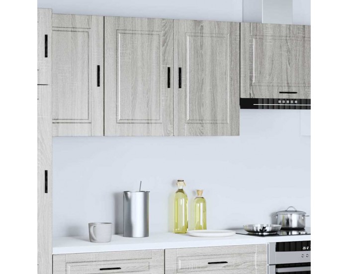 Sonata H Кухненски стенен шкаф Porto, сив сонома, инженерно дърво