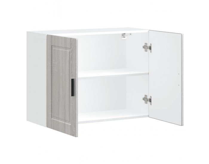 Sonata H Кухненски стенен шкаф Porto, сив сонома, инженерно дърво