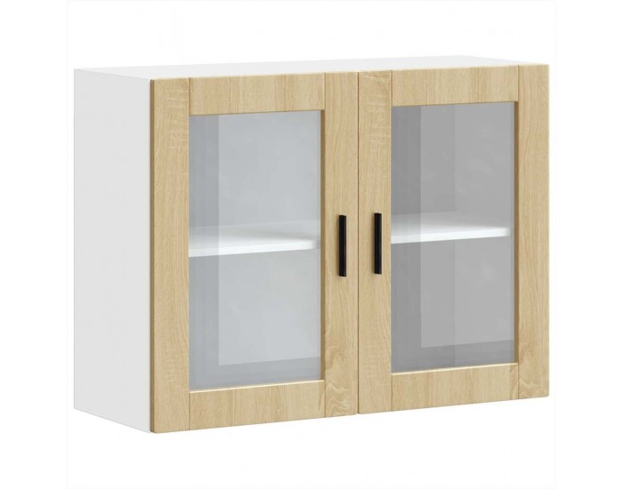 Sonata H Кухненски стенен шкаф със стъклена врата Porto дъб сонома