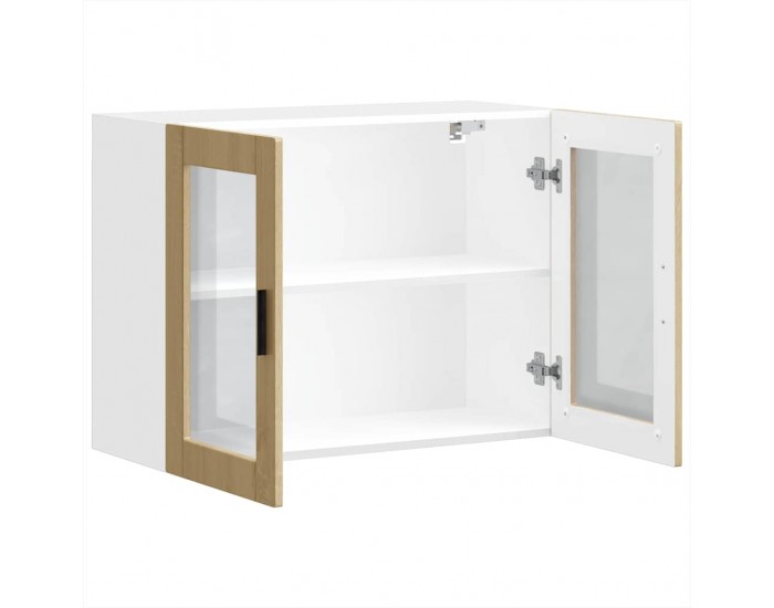 Sonata H Кухненски стенен шкаф със стъклена врата Porto дъб сонома