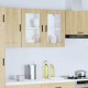 Sonata H Кухненски стенен шкаф със стъклена врата Porto дъб сонома