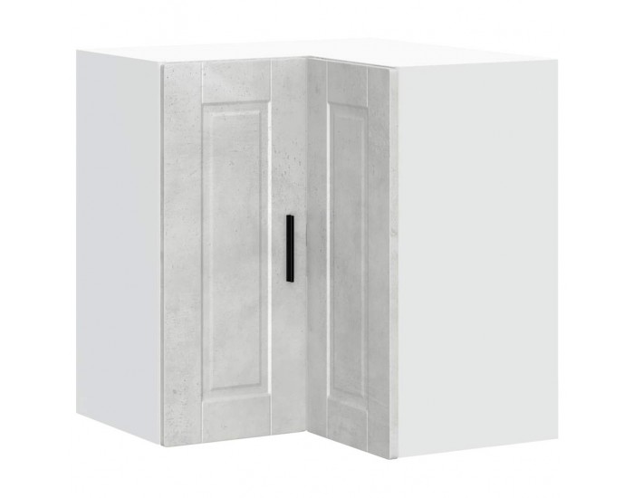 Sonata H Кухненски стенен ъглов шкаф Porto, бетонно сив, инженерно дърво