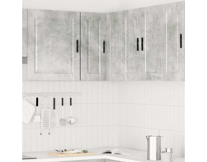 Sonata H Кухненски стенен ъглов шкаф Porto, бетонно сив, инженерно дърво