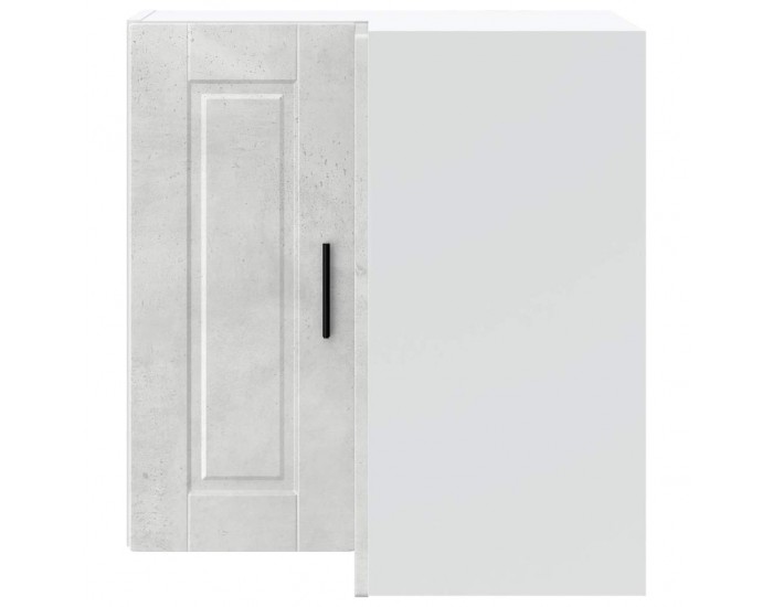 Sonata H Кухненски стенен ъглов шкаф Porto, бетонно сив, инженерно дърво