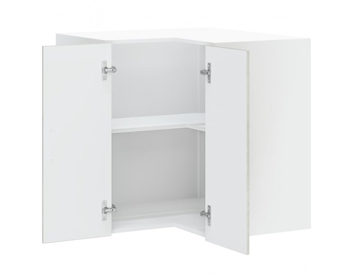 Sonata H Кухненски стенен ъглов шкаф Porto, бетонно сив, инженерно дърво