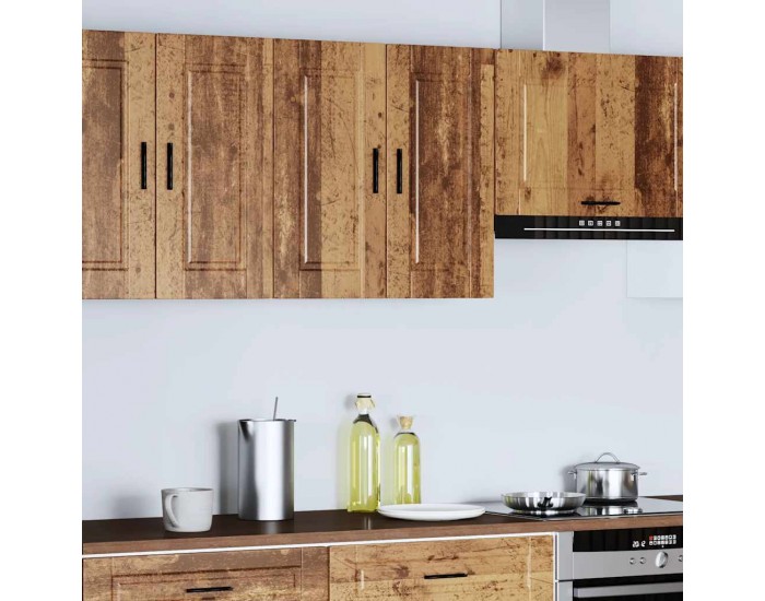 Sonata H Кухненски стенен шкаф Porto, старо дърво, инженерно дърво