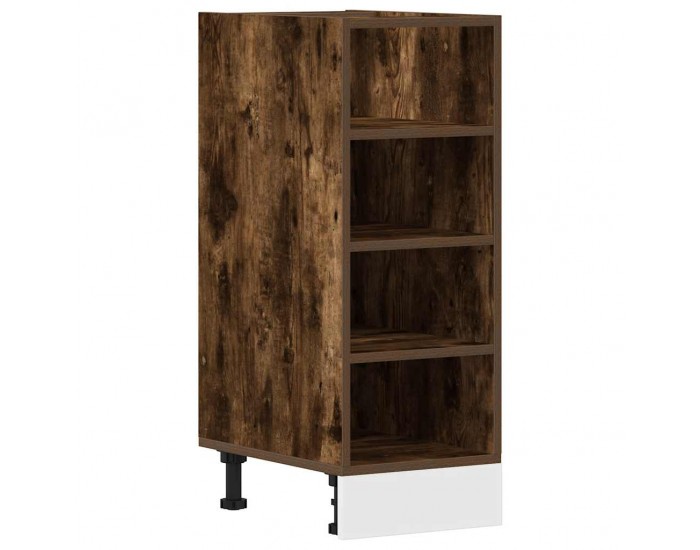 Sonata H Долен шкаф Рига, опушен дъб, 30x44,5x81,5 см, инженерно дърво