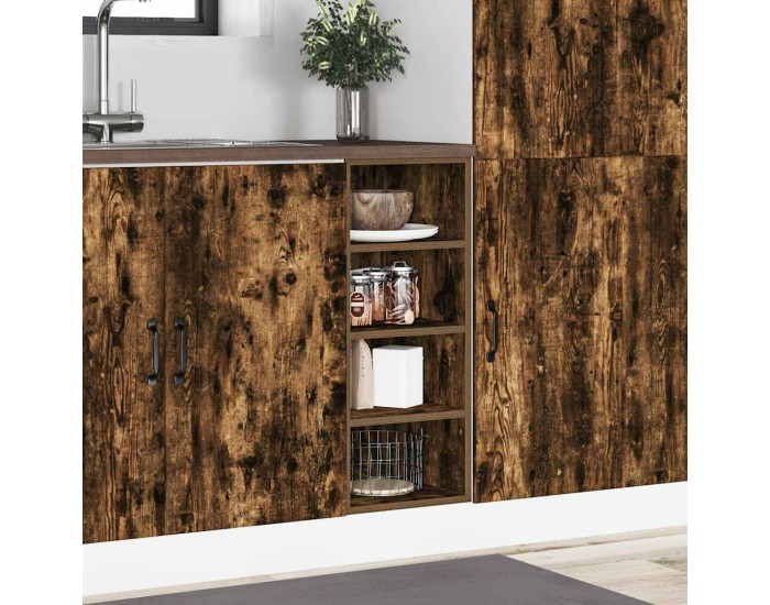 Sonata H Долен шкаф Рига, опушен дъб, 30x44,5x81,5 см, инженерно дърво