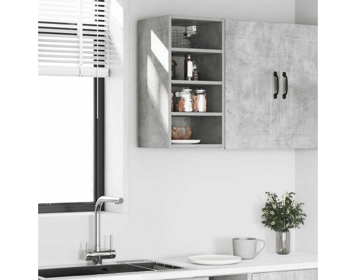 Sonata H Висящ шкаф Рига, сив, 30x29,5x60 см, инженерно дърво