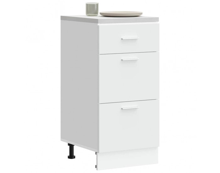 Sonata H Долен шкаф Lyon, бял, 40x46x81,5 см, инженерно дърво