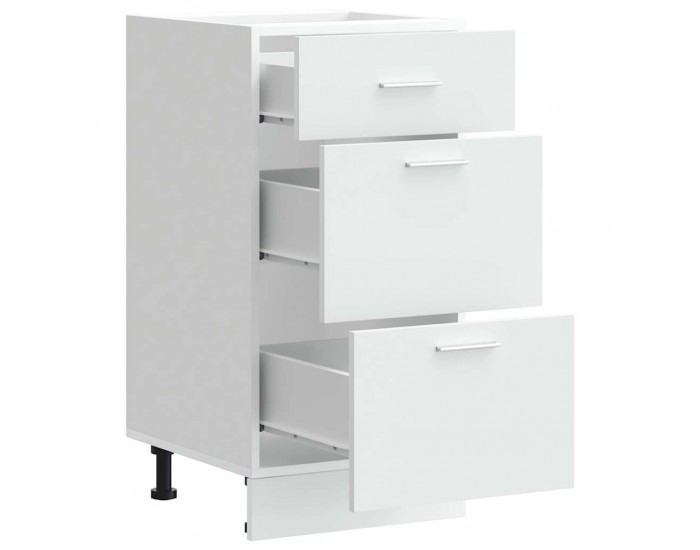 Sonata H Долен шкаф Lyon, бял, 40x46x81,5 см, инженерно дърво