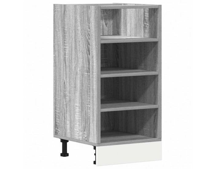 Sonata H Долен шкаф Рига сив, цвят сонома, 40x44,5x81,5 см, инженерно дърво