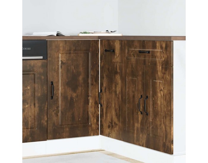 Sonata H Кухненски шкаф, Kalmar, опушен дъб, инженерно дърво