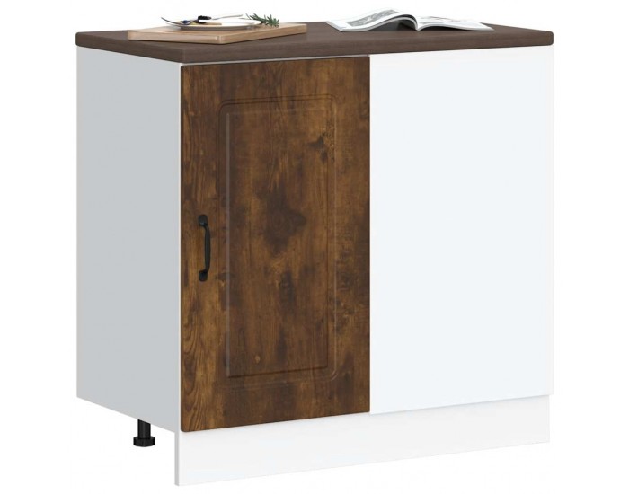 Sonata H Кухненски шкаф, Kalmar, опушен дъб, инженерно дърво