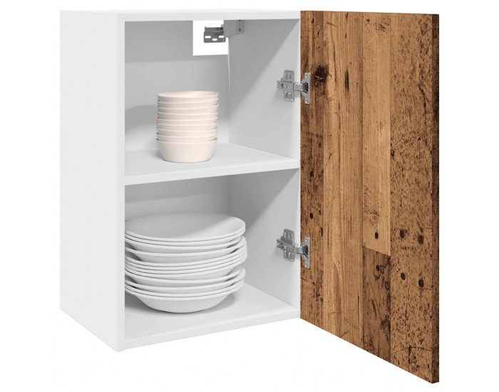 Sonata H Висящ шкаф Lyon, старо дърво, 40x31x60 см, инженерно дърво