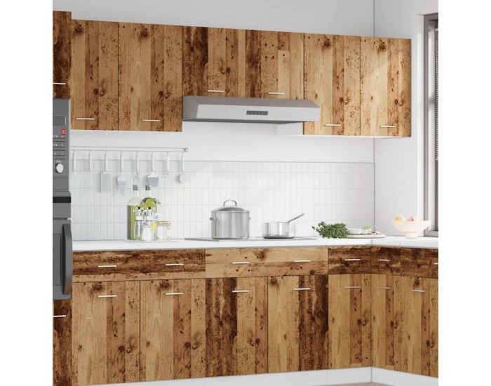 Sonata H Висящ шкаф Lyon, старо дърво, 40x31x60 см, инженерно дърво