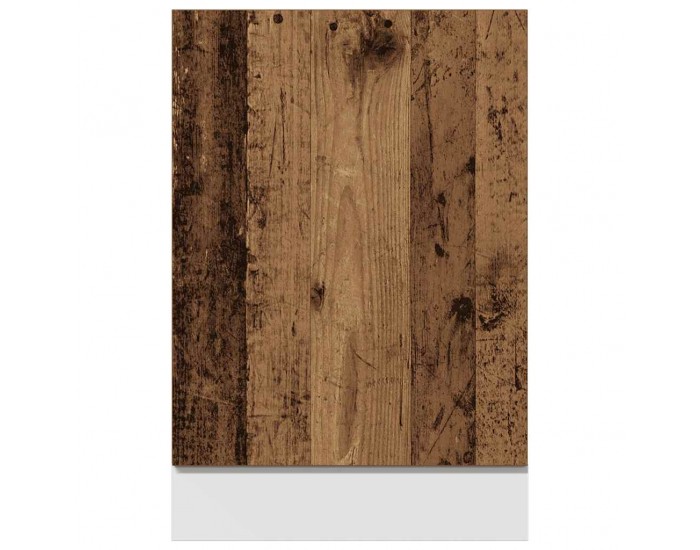 Sonata H Панел за съдомиялна машина Lyon, старо дърво, 45x3x67 см, инженерно дърво