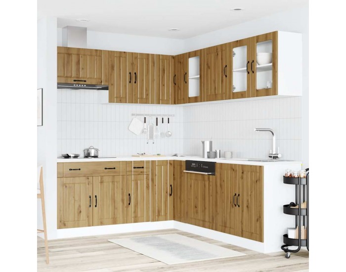 Sonata H Комплект кухненски шкафове от 11 части Lucca занаятчийски дъб