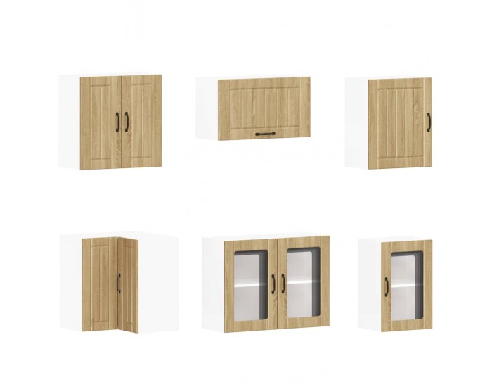 Sonata H Комплект кухненски шкафове от 11 части Lucca, инженерно дърво