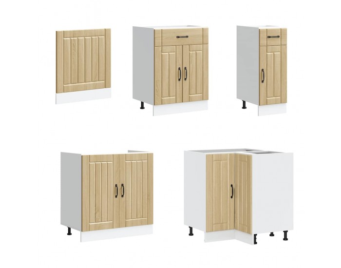 Sonata H Комплект кухненски шкафове от 11 части Lucca, инженерно дърво