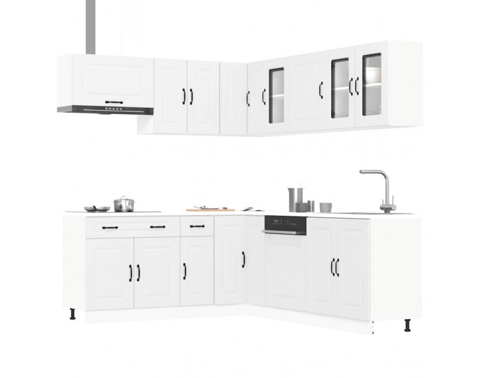 Sonata H Комплект кухненски шкафове от 11 части Kalmar, инженерно дърво