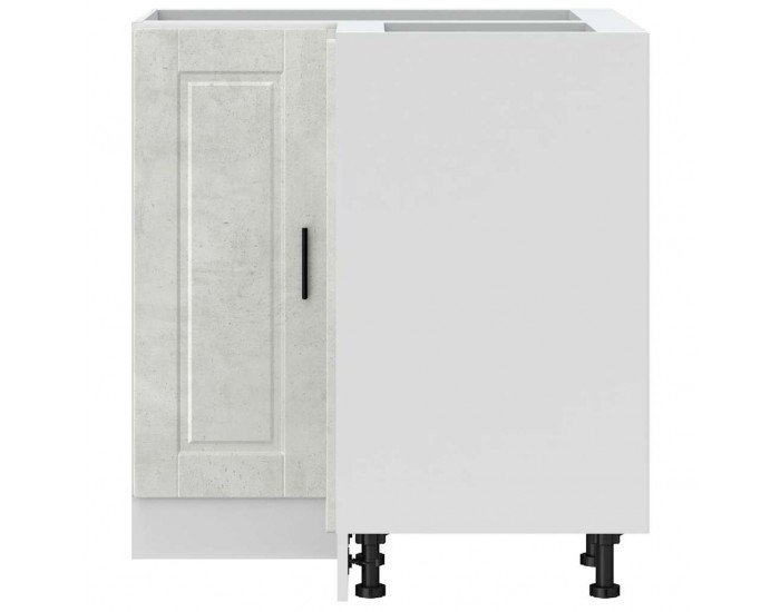 Sonata H Кухненски ъглов шкаф Porto, бетонно сив, инженерно дърво