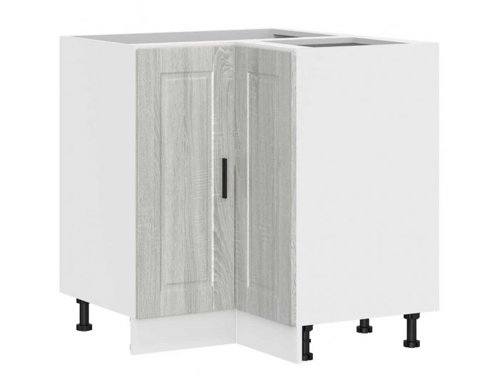 Sonata H Кухненски ъглов шкаф Porto, сив сонома, инженерно дърво