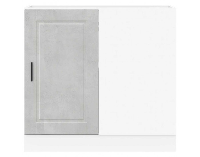 Sonata H Кухненски шкаф Porto, бетонно сив, инженерно дърво