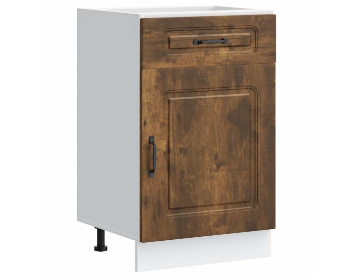 Sonata H Кухненски шкаф, Kalmar, опушен дъб, инженерно дърво