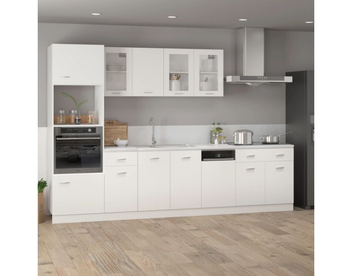 Sonata H Панел за съдомиялна машина Lyon, бял, 45x3x67 см, инженерно дърво