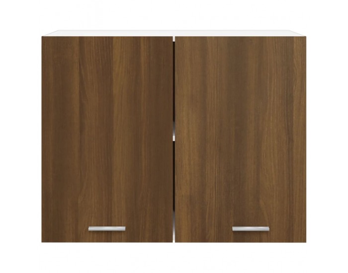 Sonata H Висящ шкаф Lyon, кафяв дъб, 80x31x60 см, инженерно дърво