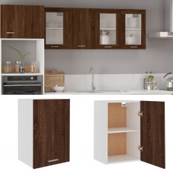 Sonata H Висящ шкаф Lyon кафяв дъб 39,5x31x60 см, инженерно дърво - Модулни кухни