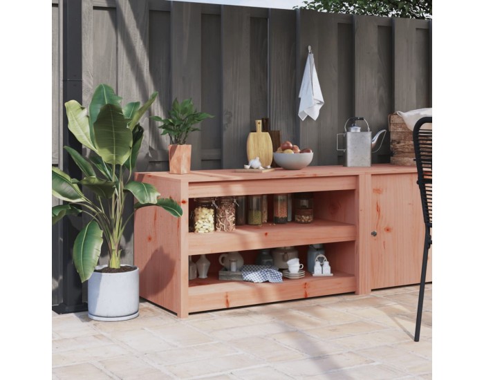 Sonata H Кухненски шкаф за открито, 106x55x64 см, дугласко дърво масив