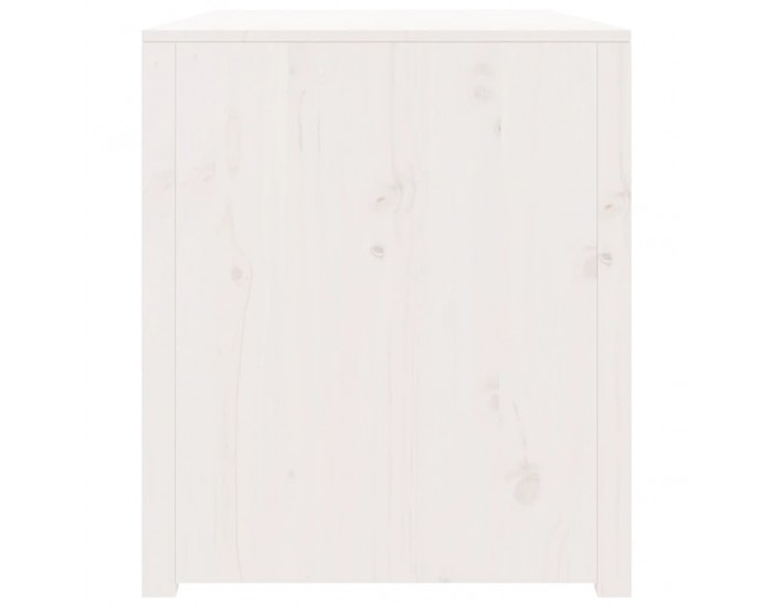 Sonata H Кухненски шкаф за открито, бял, 106x55x64 см, бор масив