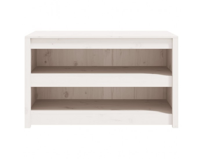 Sonata H Кухненски шкаф за открито, бял, 106x55x64 см, бор масив