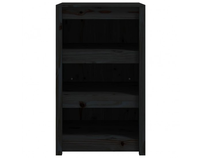 Sonata H Кухненски шкаф за открито, черен, 55x55x92 см, бор масив