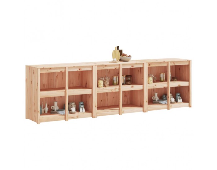 Sonata H Кухненски шкафове за открито, 3 бр, бор масив