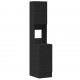 Sonata H Кухненски шкаф, черен, 35x50x180 см, инженерно дърво