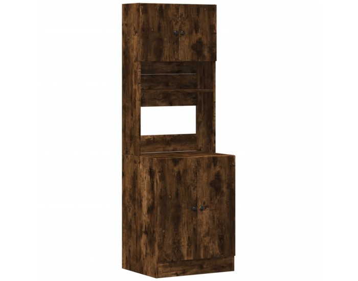 Sonata H Кухненски шкаф, опушен дъб, 60x50x180 см, инженерно дърво