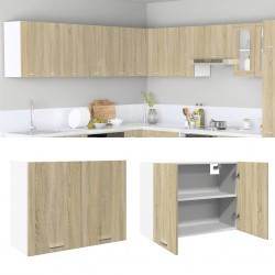 Sonata H Висящ шкаф Lyon дъб сонома 80x31x60 см, инженерно дърво - Модулни кухни