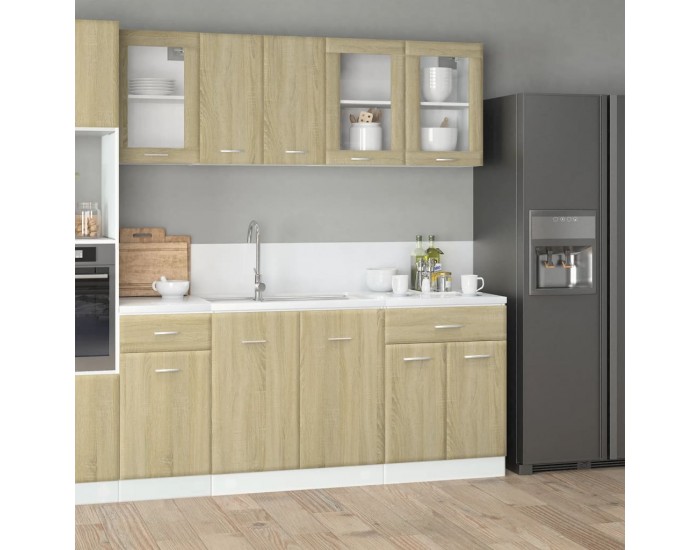 Sonata H Комплект кухненски шкафове от 4 части Lyon дъб сонома, инженерно дърво