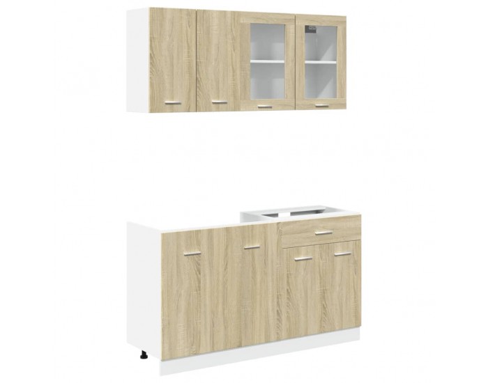 Sonata H Комплект кухненски шкафове от 4 части Lyon дъб сонома, инженерно дърво